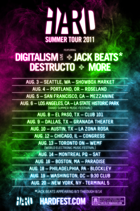 Hard Summer Tour 2011