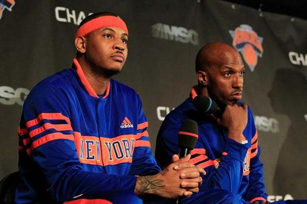 carmelo anthony and chauncey billups