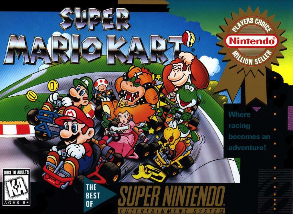 Super Mario Kart Super Nintendo Game