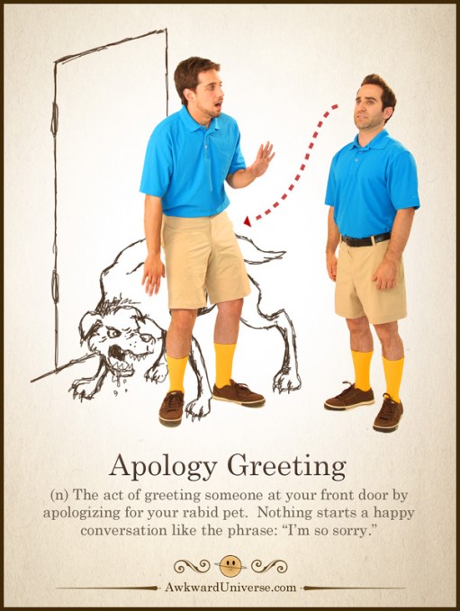 awkward apology
