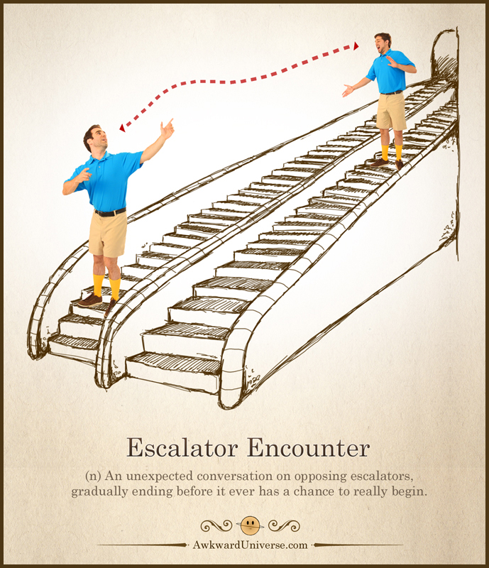awkard escalator