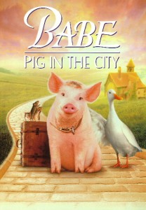 babe pig in the city