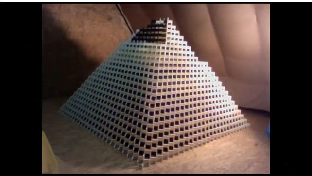 domino pyramid YouTube
