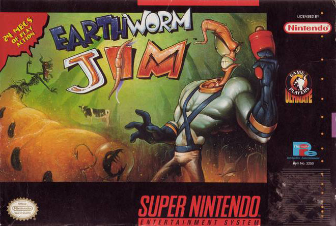 Earthworm Jim SNES Game