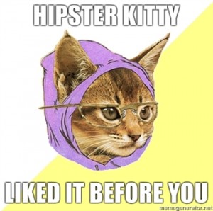hipster kitty