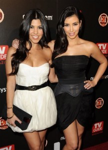 Kourtney & Kim Kardashian