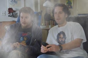Smoking weed and playing video games
